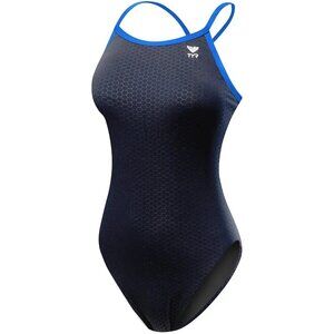 TYR Blue One Piece Swimsuit Hexa Diamondfit